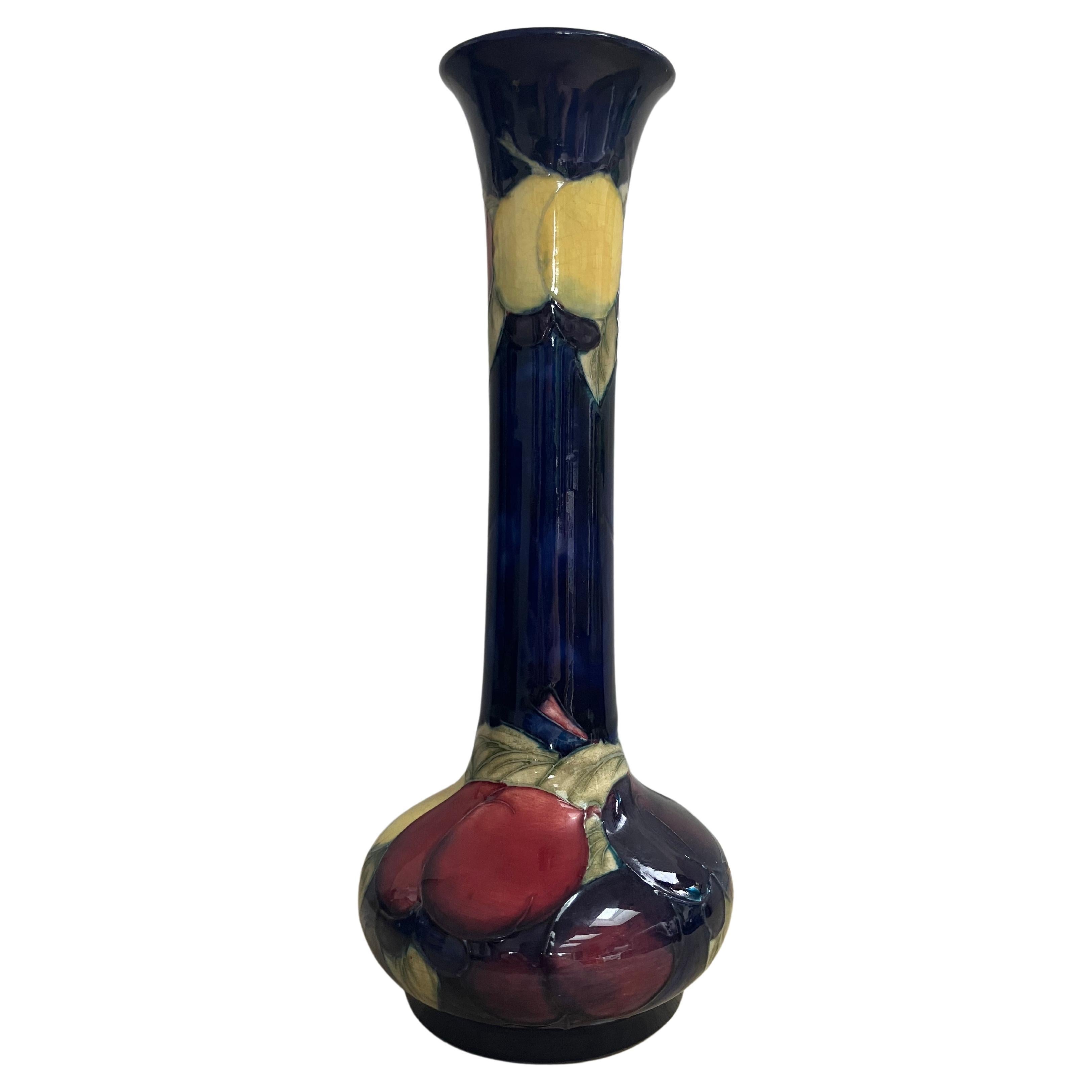 Other William Moorecroft Large Signed Vase Decorated in the Wisteria Design c1940’s