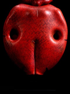 Beaded Figure.  Contemporary blown glass sculpture.