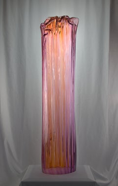 Standing Stone, Contemporary Blown Glass Sculpture, Contemporary Glass Art