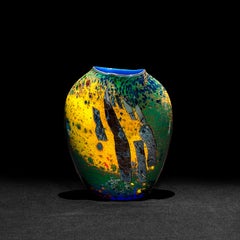 Stone Vessel, Contemporary Blown Glass Sculpture, Contemporary Art