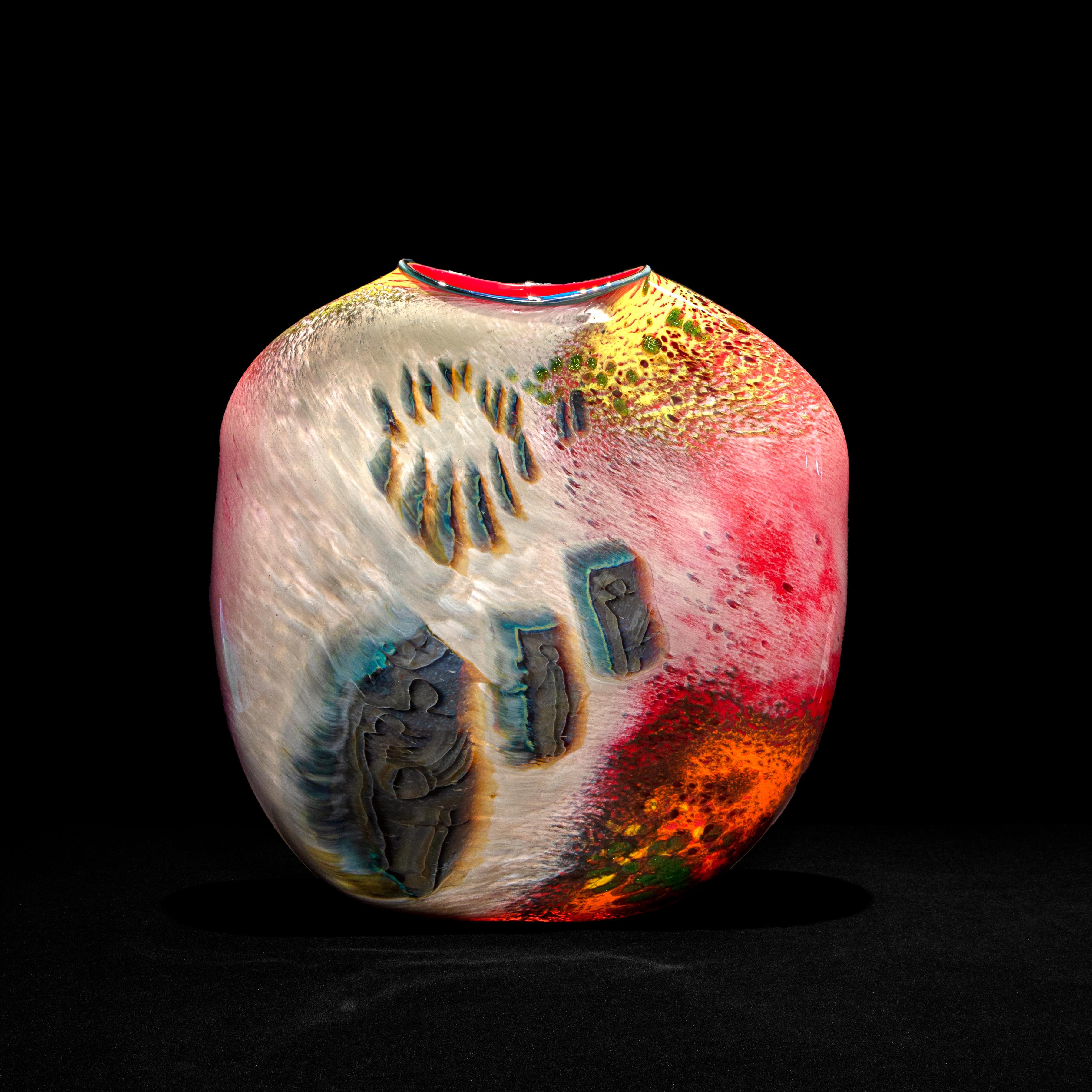 William Morris (b. 1957) Standing Stone, Contemporary Blown Glass Sculpture, Contemporary