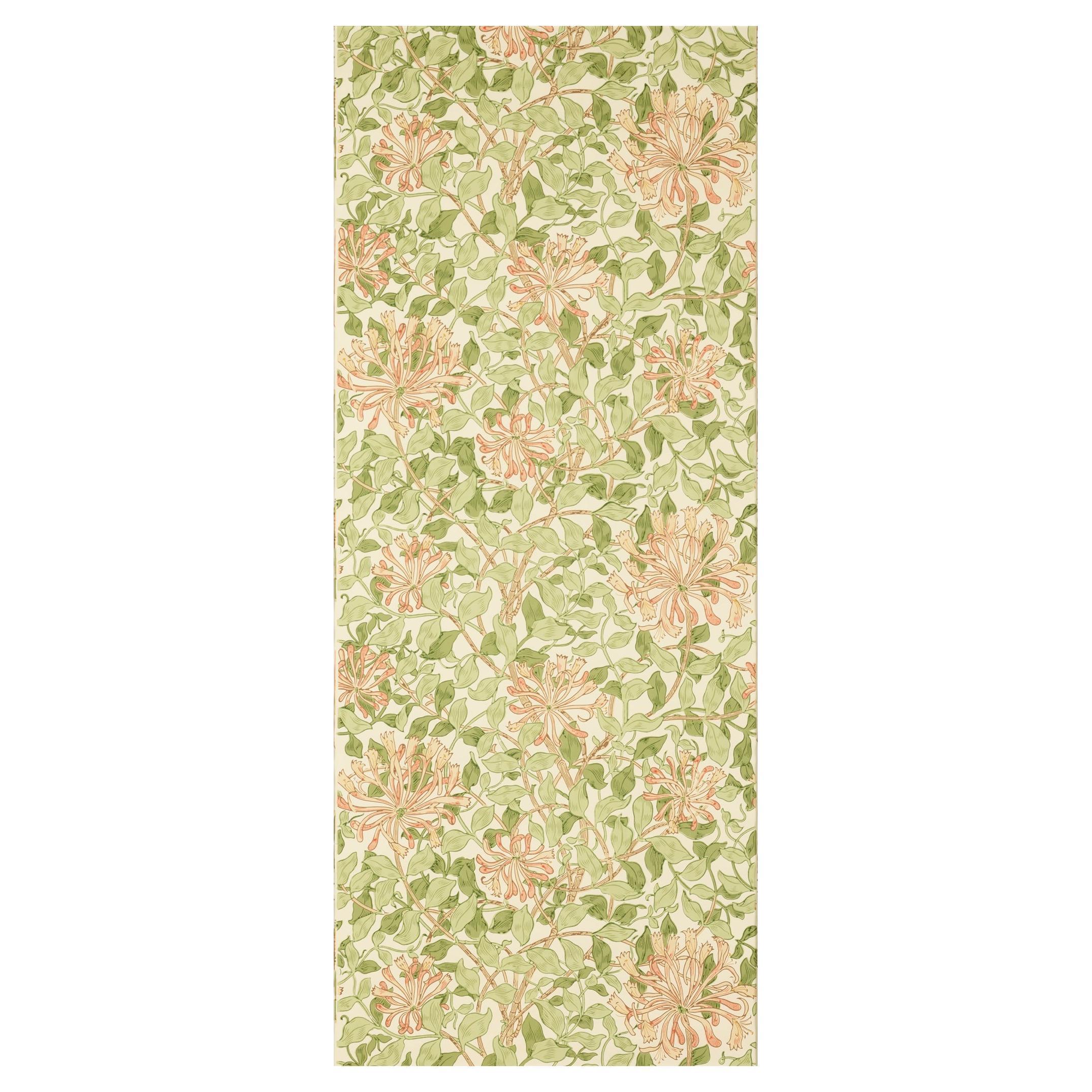 Panneau de papier peint Honeysuckle bloqué à la main par William Morris