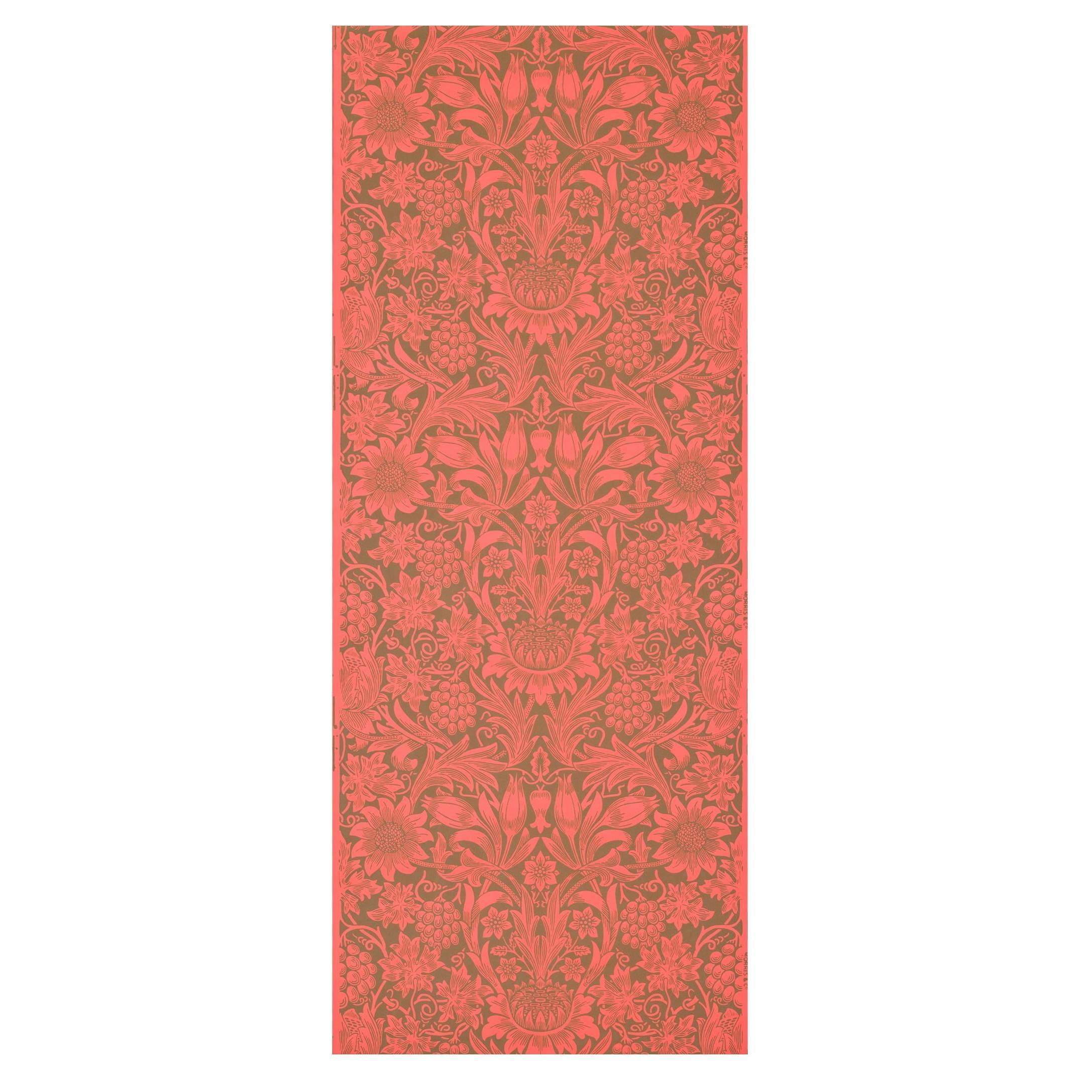 Panneau de papier peint Tournesol bloqué à la main de William Morris