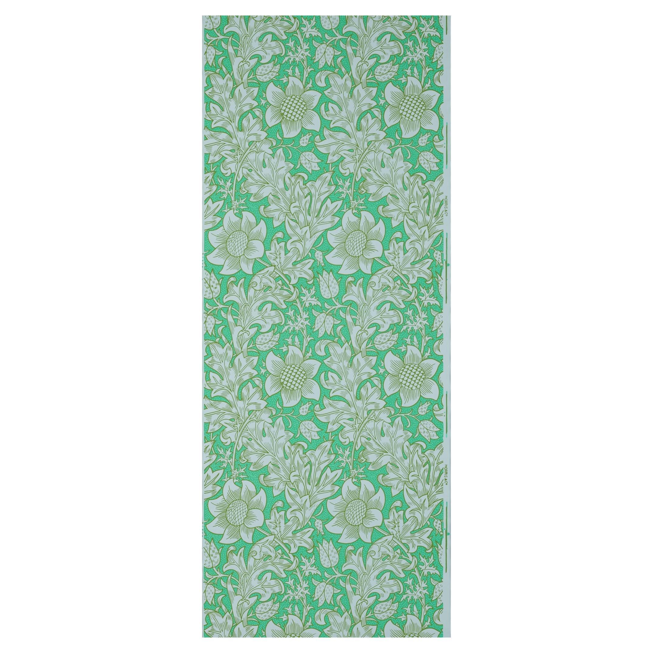 Panneau de papier peint bloqué à la main de William Morris