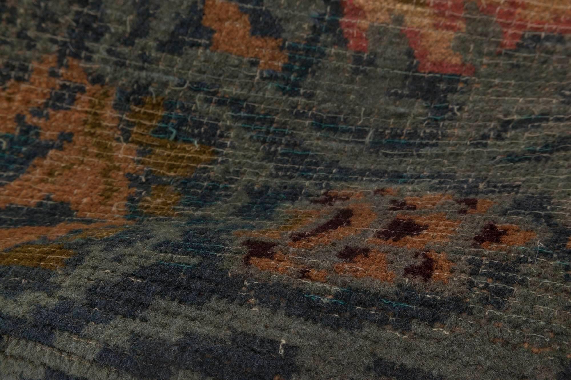Hand-Woven William Morris Runner Fragment
