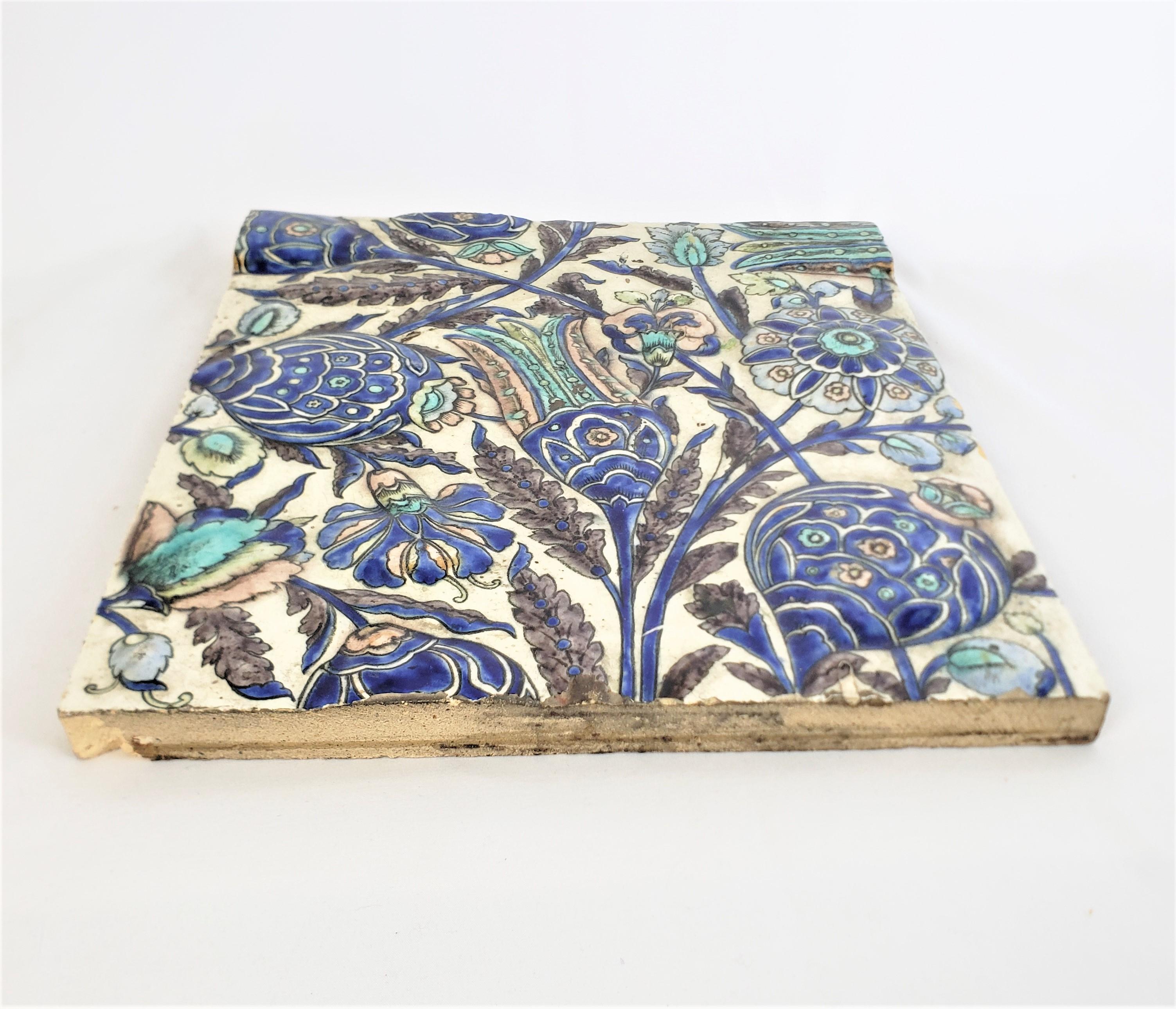 William Morris Styled Craven, Dunnil & Jackfield Art Pottery Dekorative Fliesen (Art nouveau) im Angebot
