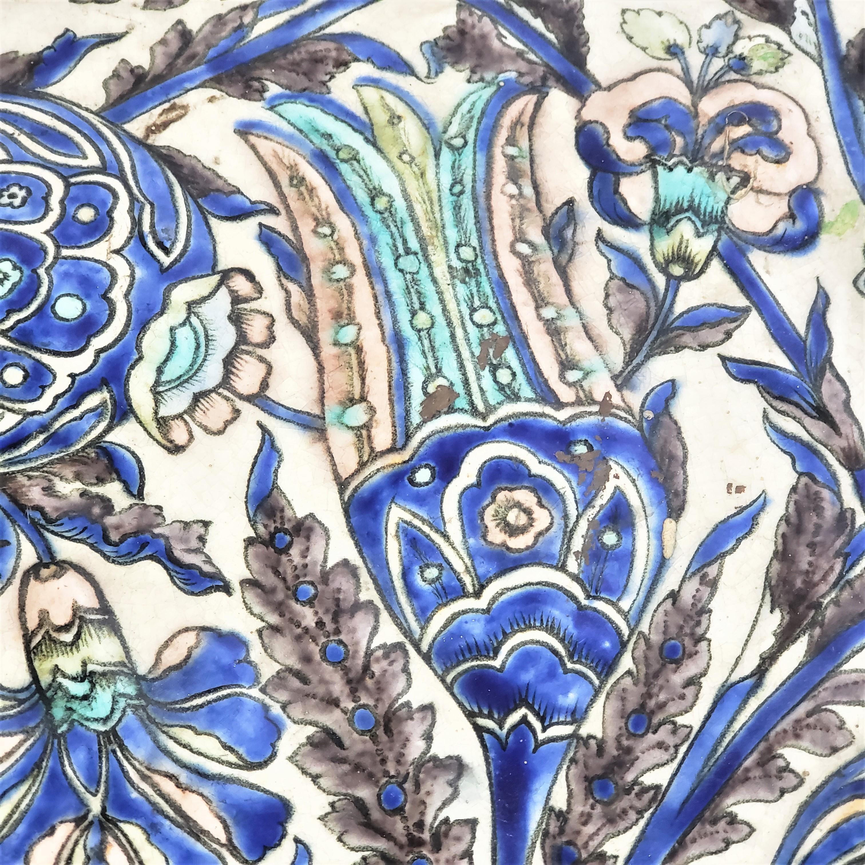 William Morris Styled Craven, Dunnil & Jackfield Art Pottery Dekorative Fliesen im Angebot 1