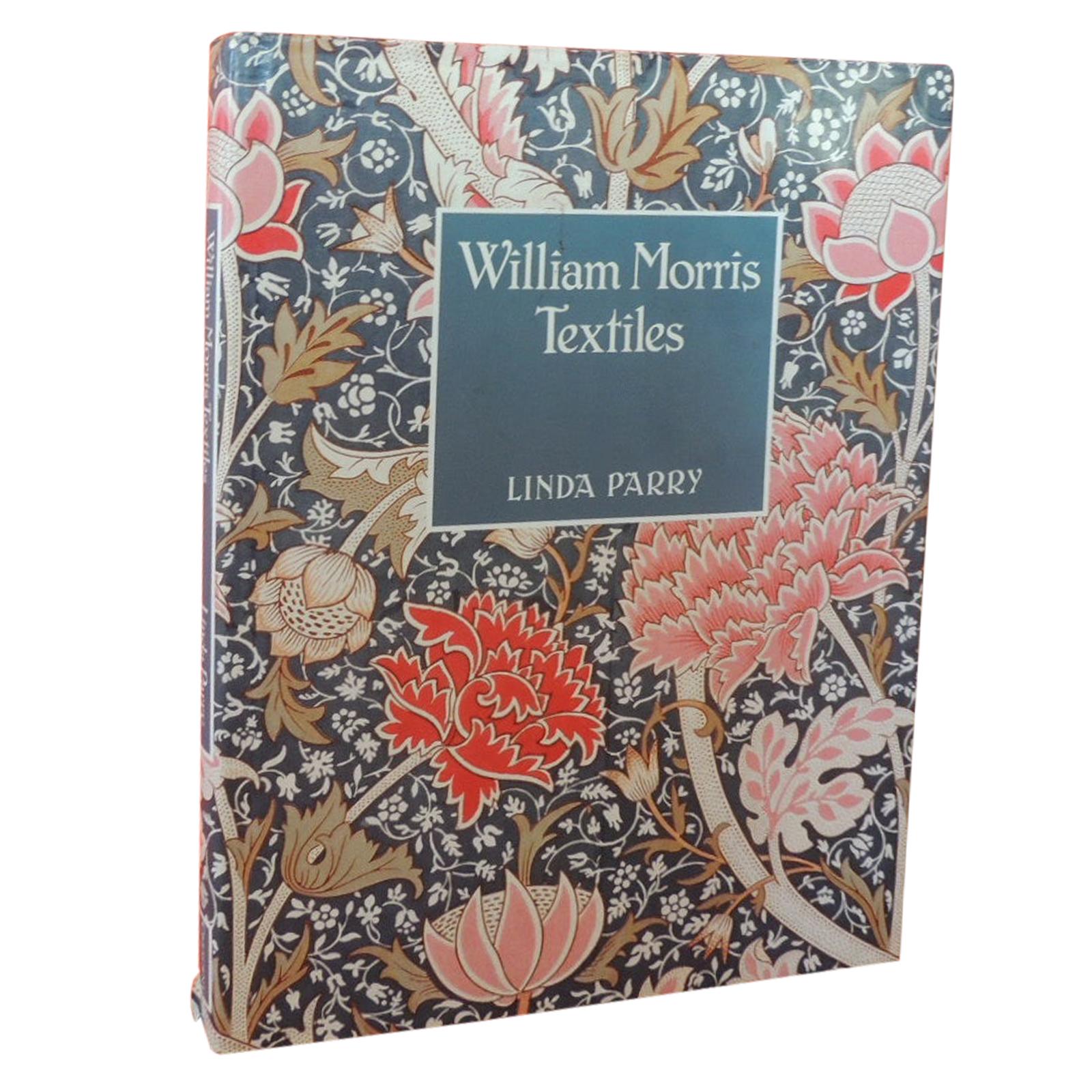 William Morris Textiles Vintage Hard-Cover Decorative Book by Linda Parry