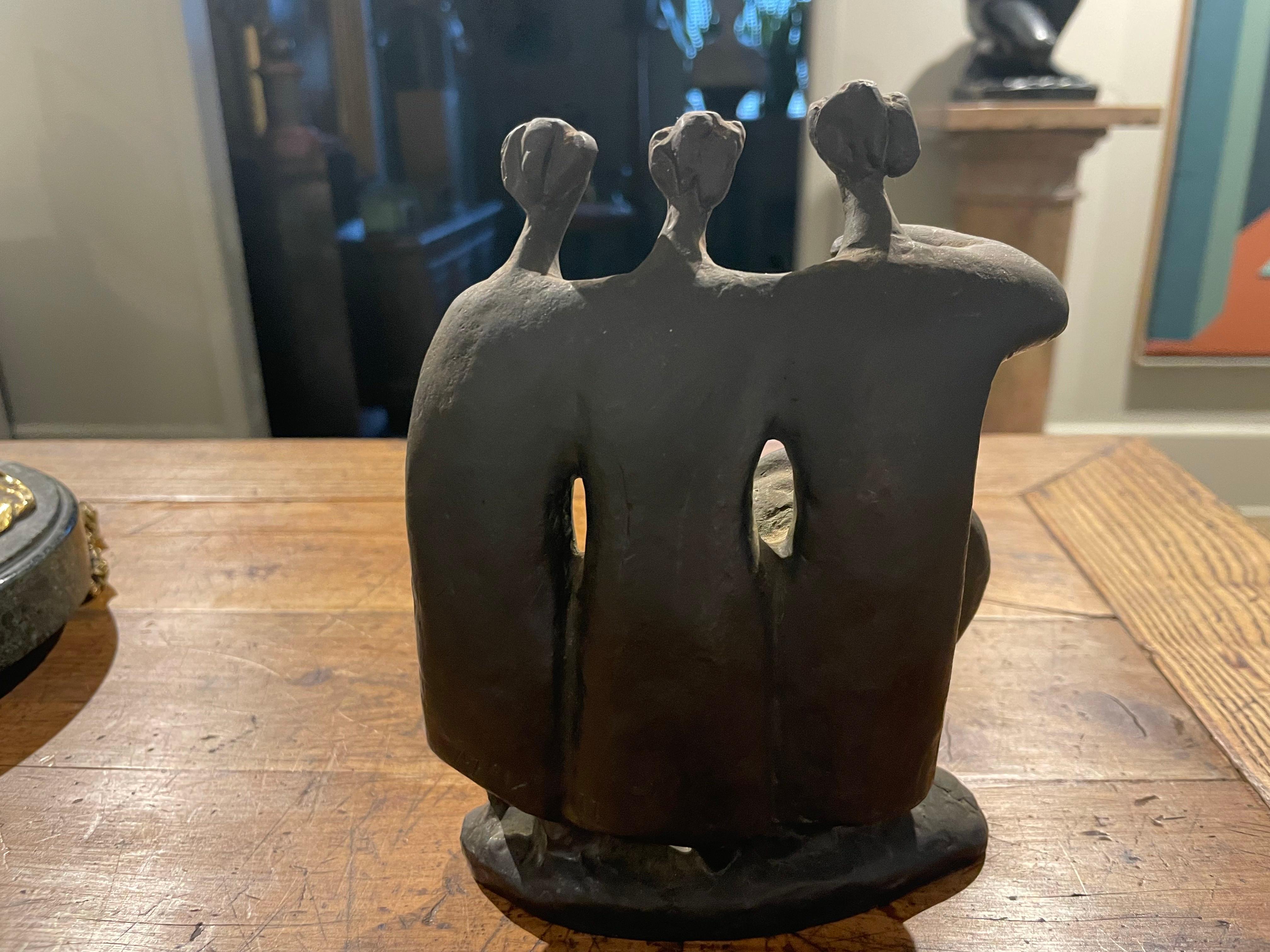 Escultura Bubble Bubble Macbeth, bronce estadounidense del siglo XX en venta 2