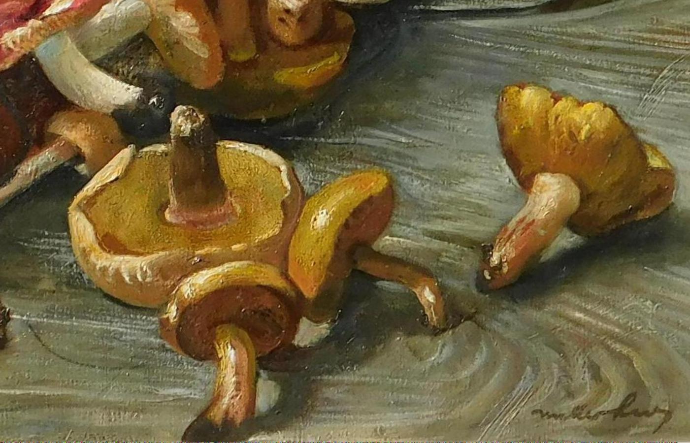 William Muller-Lux Oil on Canvas “Mushrooms from the Moggollon Rim” in vendita 3