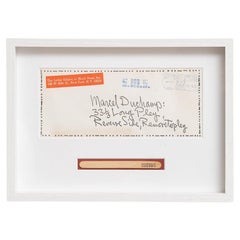 William N. Copley - "Indice #2" Lettera a Marcel Duchamp, 1968