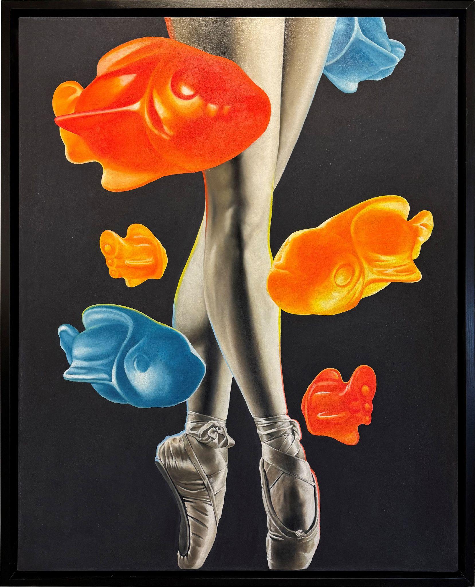 Ballando con i pesci - Painting di William Nelson