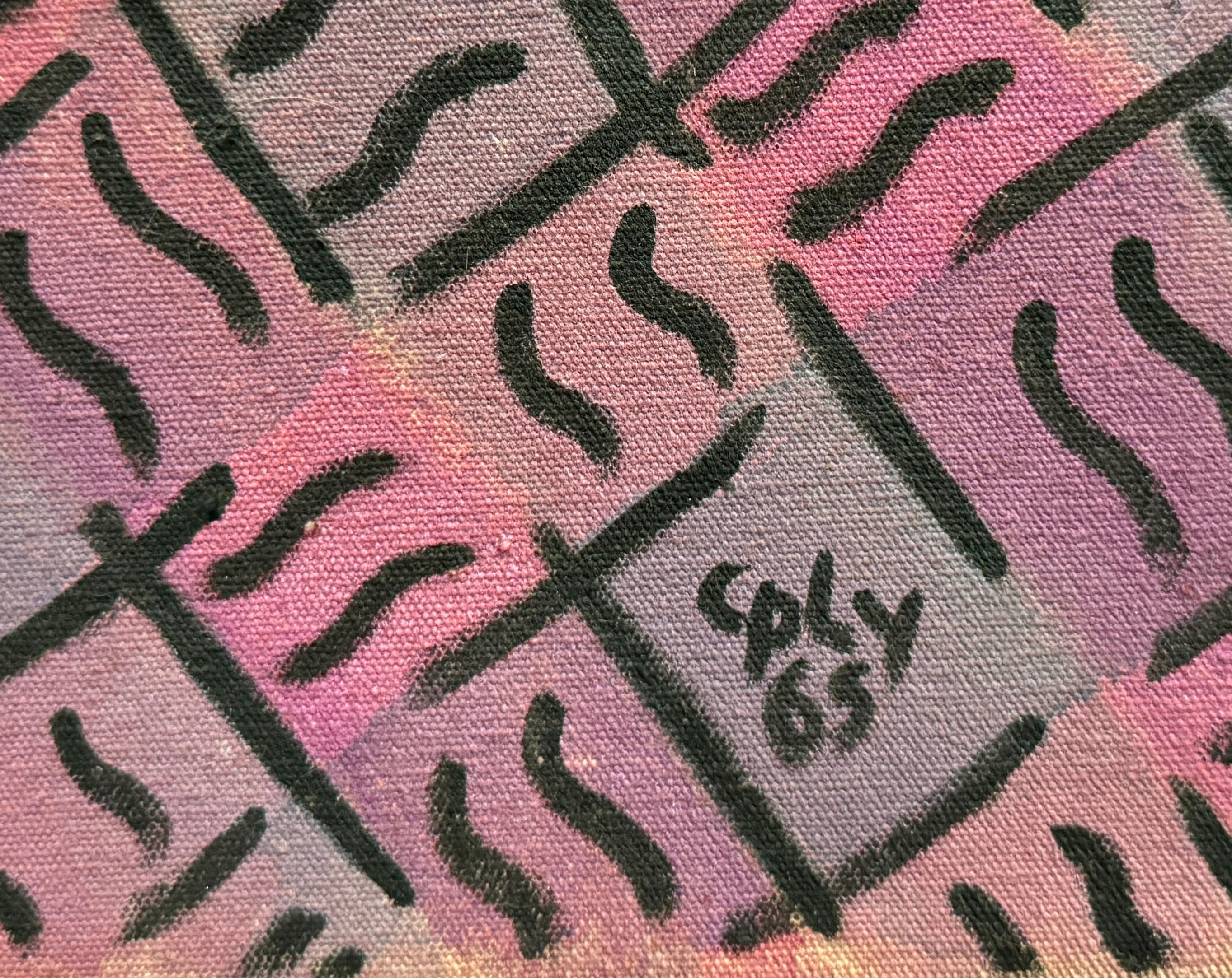 Senza titolo - tela ad olio anni '60 circa - Painting di William Nelson Copley