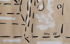 Men and Women, Pop Art Painting by William Copley 1965