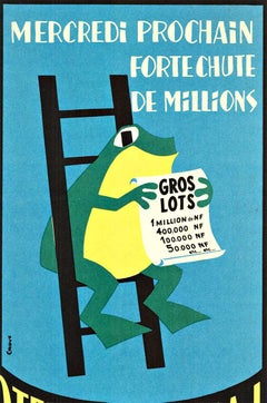 Original Loterie Nationale (Frog) vintage French poster