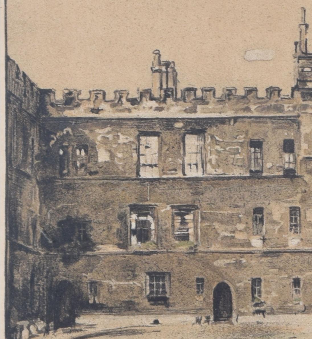 New College, Oxford lithograph by William Nicholson For Sale 2