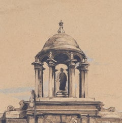 Queen's College, Oxford lithograph by William Nicholson