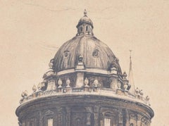 Radcliffe Camera, University of Oxford lithograph by William Nicholson