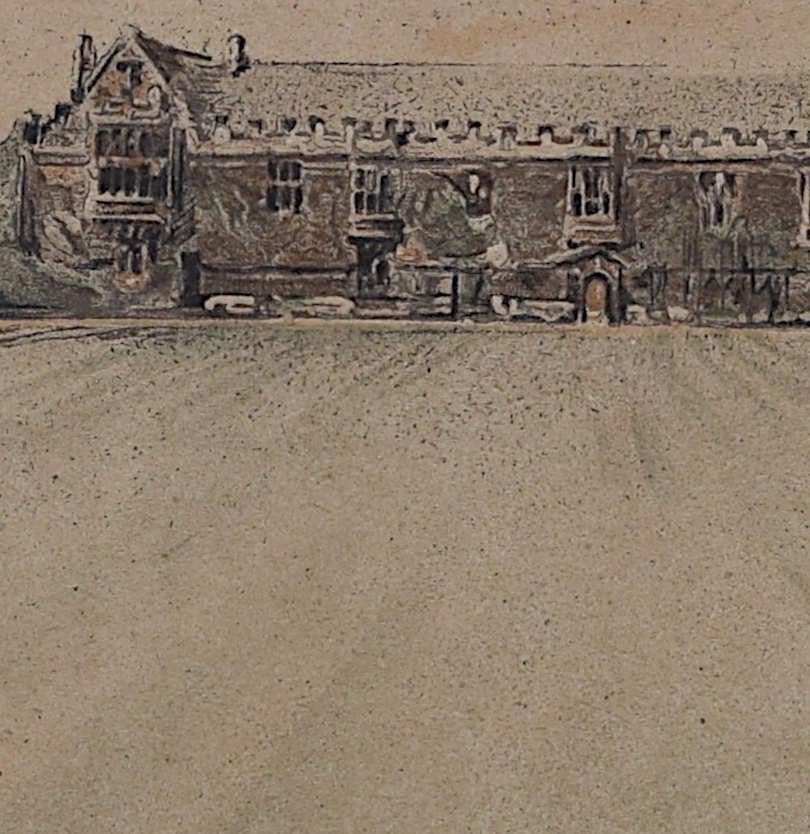 St John's College, Oxford II, Lithograph by William Nicholson For Sale 3