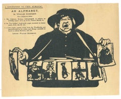 An Alphabet - Wood Engraving by William Nicholson - 1890s
