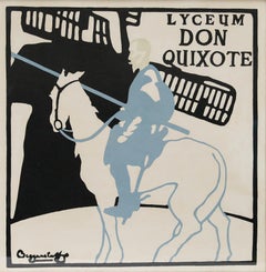 J. & W. Beggarstaff - Mid 20th Century Lithograph, Lyceum Don Quixote
