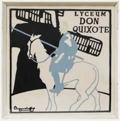 J. & W. Beggarstaff - Mid 20th Century Lithograph, Lyceum Don Quixote