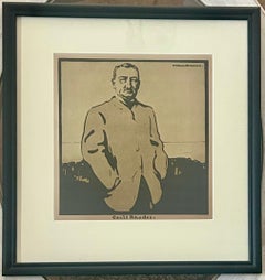 Nicholson, William (1872-1949) Cecil Rhodes, Colour Lithograph