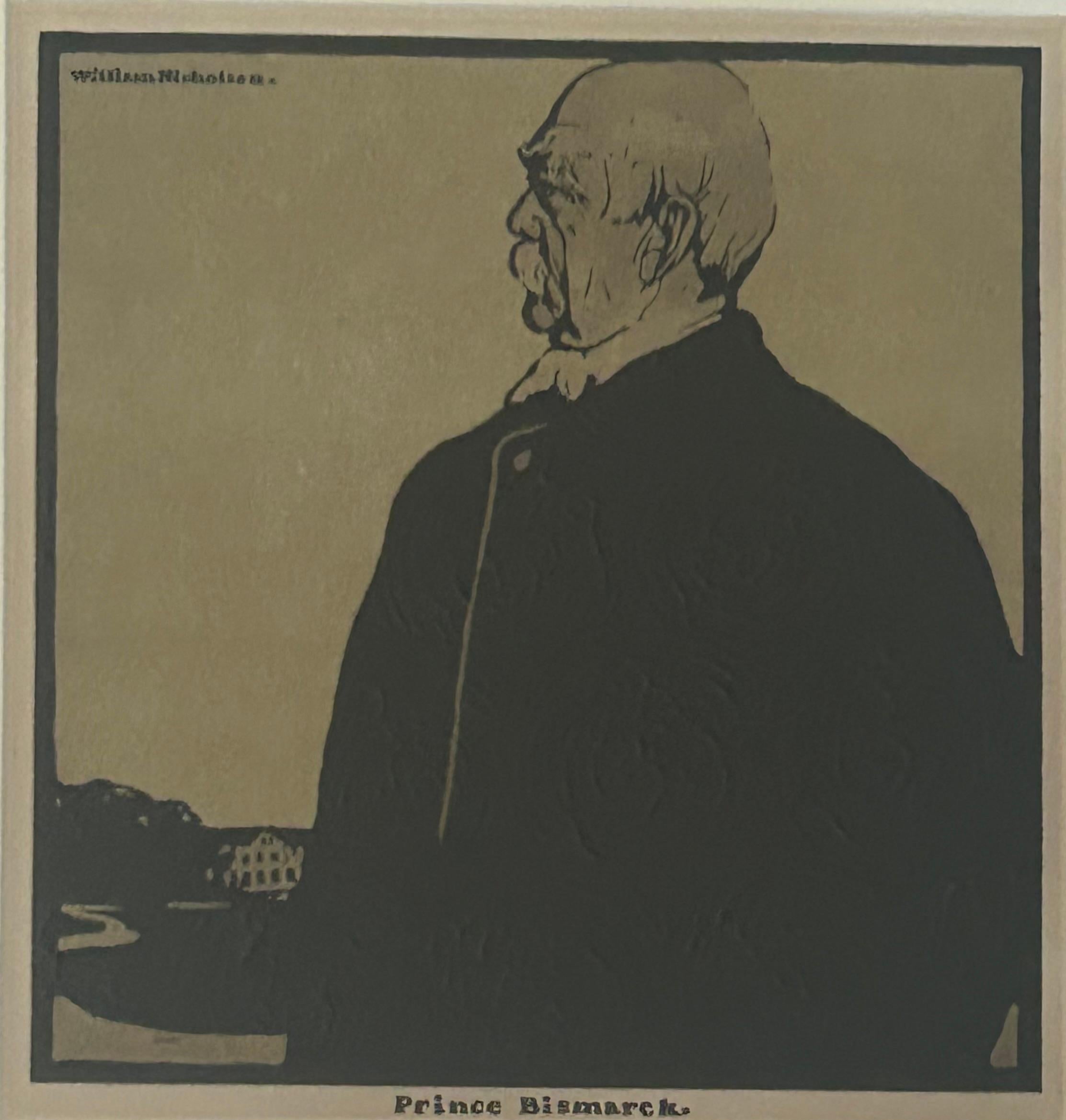 Nicholson, William (1872-1949) Prinz Bismark, Farblithographie
