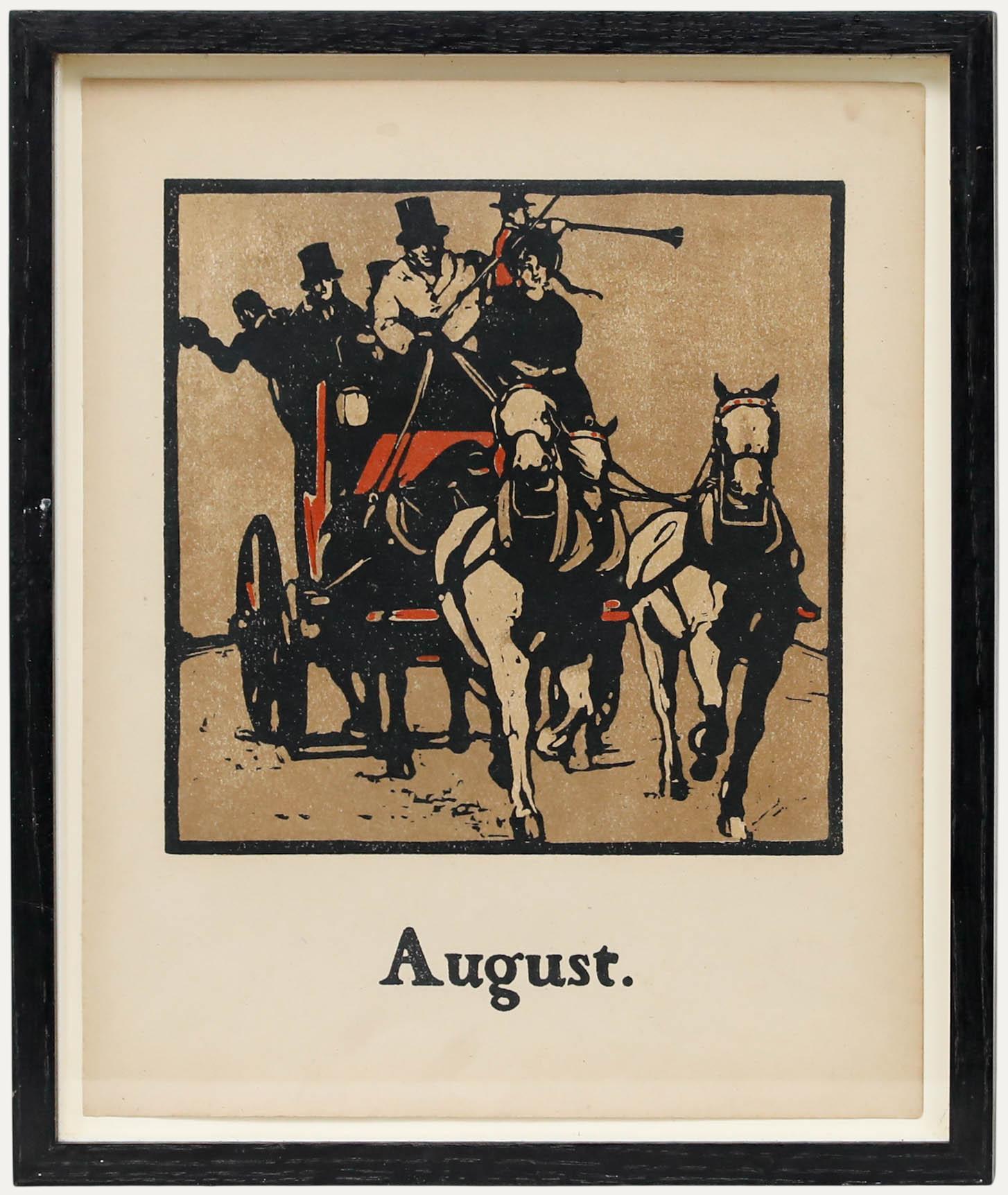 Sir William Nicholson (1872-1949) - Anfang des 20. Jahrhunderts Lithographie, August