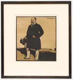 Sir William Nicholson (1872-1949)- Early 20th Century Lithograph Prince of Wales