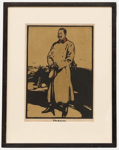 Sir William Nicholson (1872-1949) - Early 20th Century Lithograph, The Kaiser