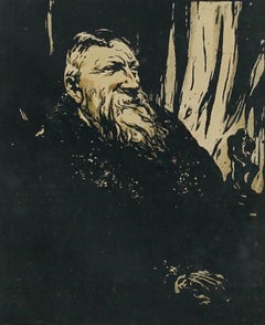 Sir William Nicholson (1872-1949) - Framed 1905 Lithograph, Auguste Rodin