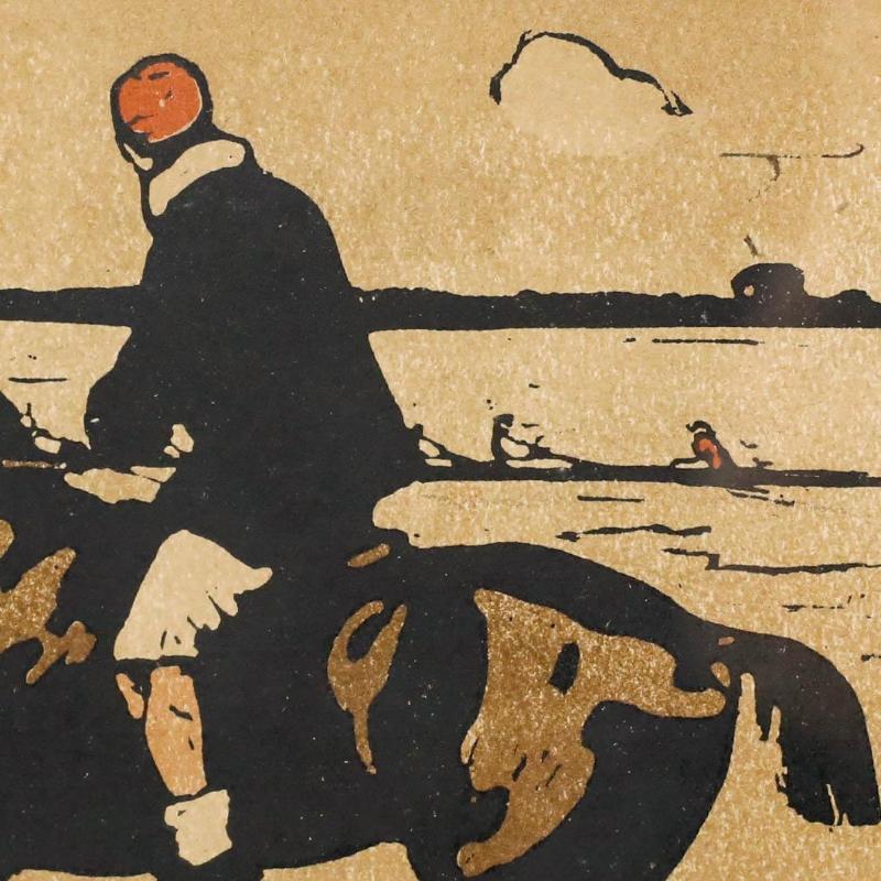 Sir William Nicholson (1872-1949) - Framed Early 20th Century Lithograph, April For Sale 3