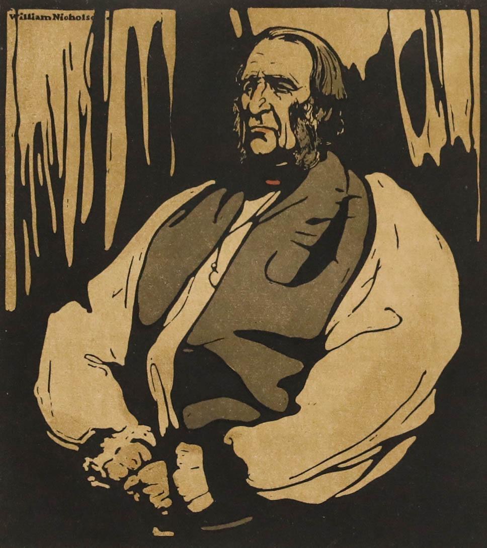 Sir William Nicholson (1872-1949) - Lithographie, Archevêque de Canterbury en vente 1