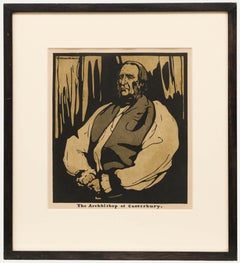 Sir William Nicholson (1872-1949) - Lithograph, Archbishop of Canterbury