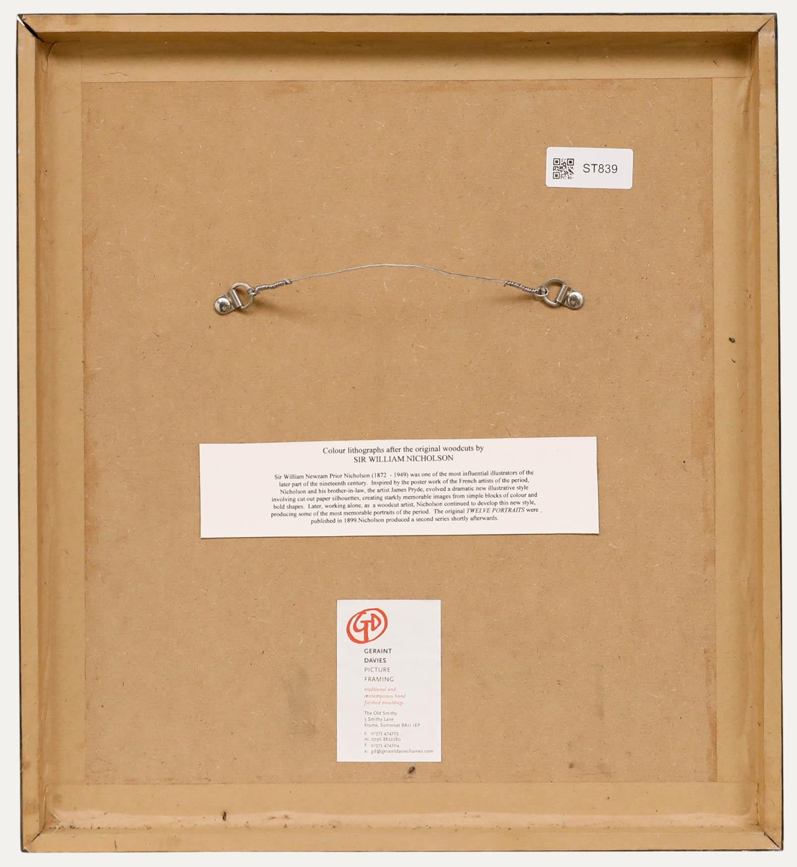 Sir William Nicholson (1872-1949) - Lithographie, W.E. Gladstone im Angebot 2