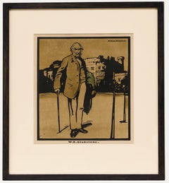 Sir William Nicholson (1872-1949) - Lithograph, W.E. Gladstone
