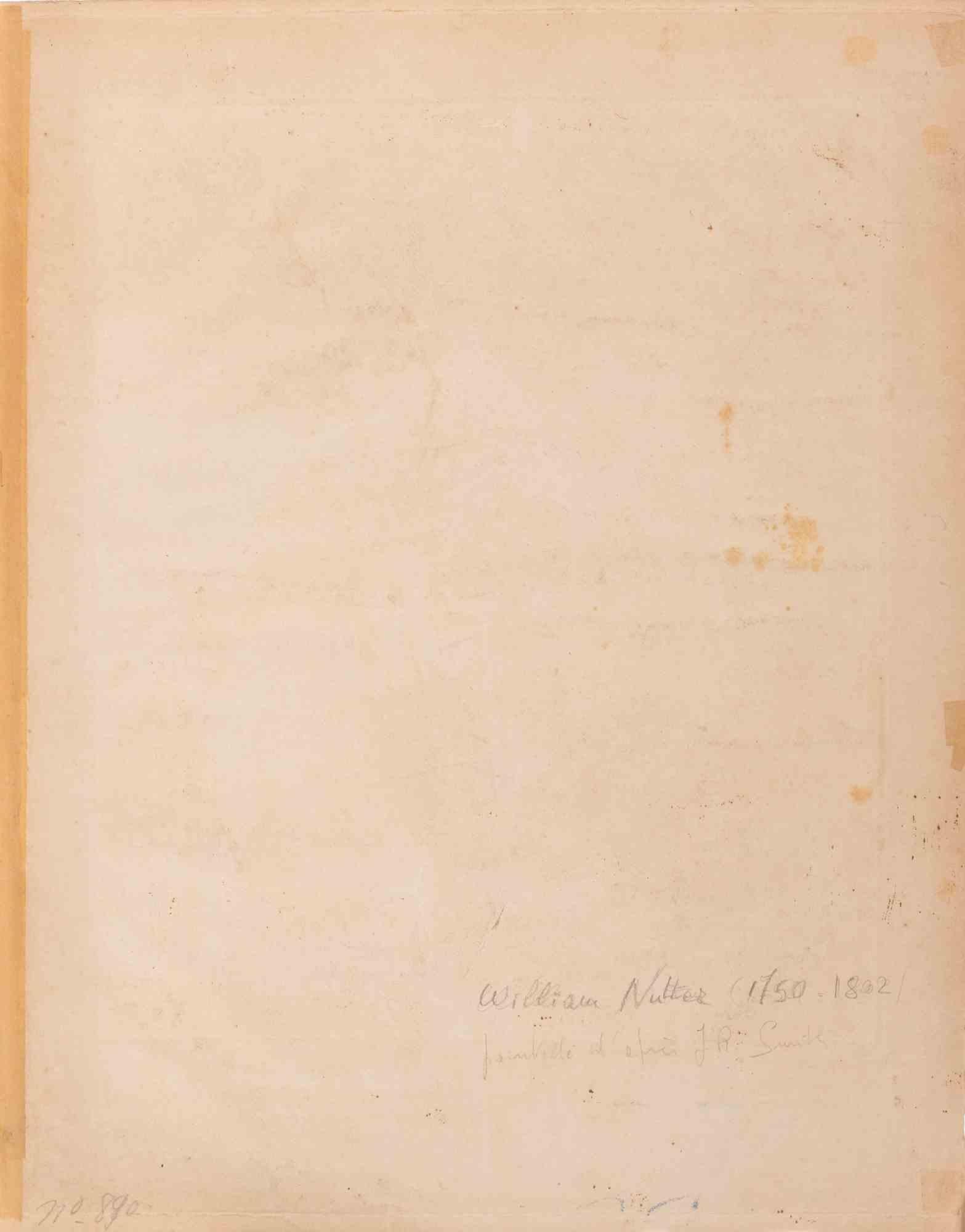 El moralista - Aguafuerte de William Nutter - Finales del siglo XVIII en venta 1