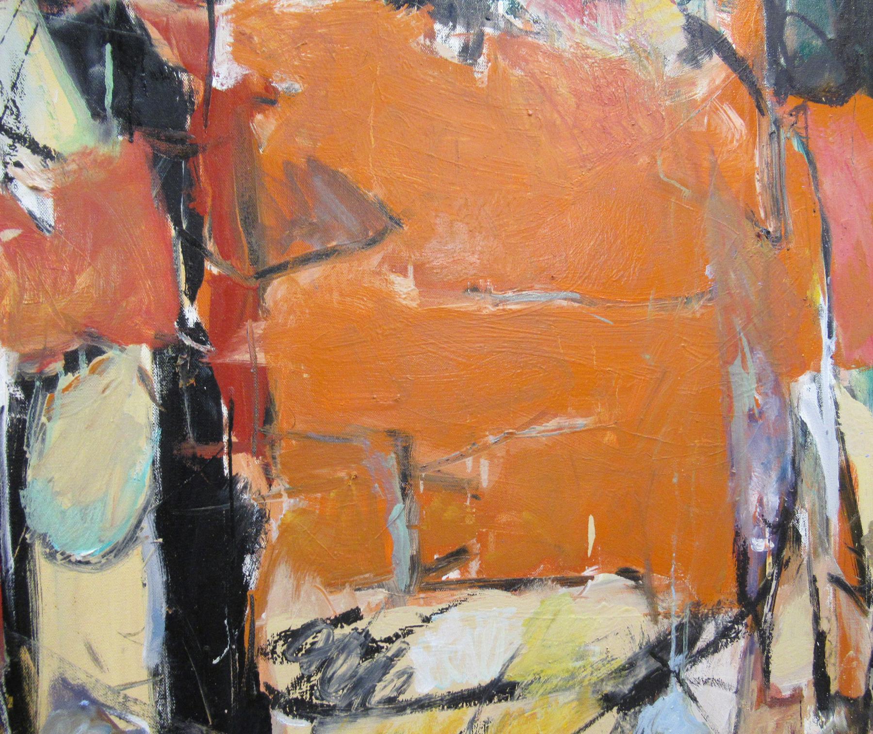 FIRST LIGHT (1 of 3), Signed Contemporary Abstract Expressionist Painting For Sale 7