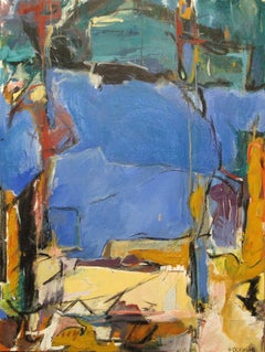 FIRST LIGHT (2 de 3), peinture expressionniste abstraite contemporaine signée