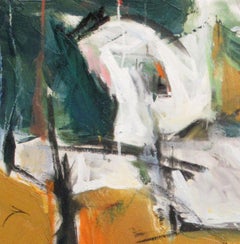 FIRST LIGHT (3 of 3), Signed Contemporary Abstract Expressionist Painting