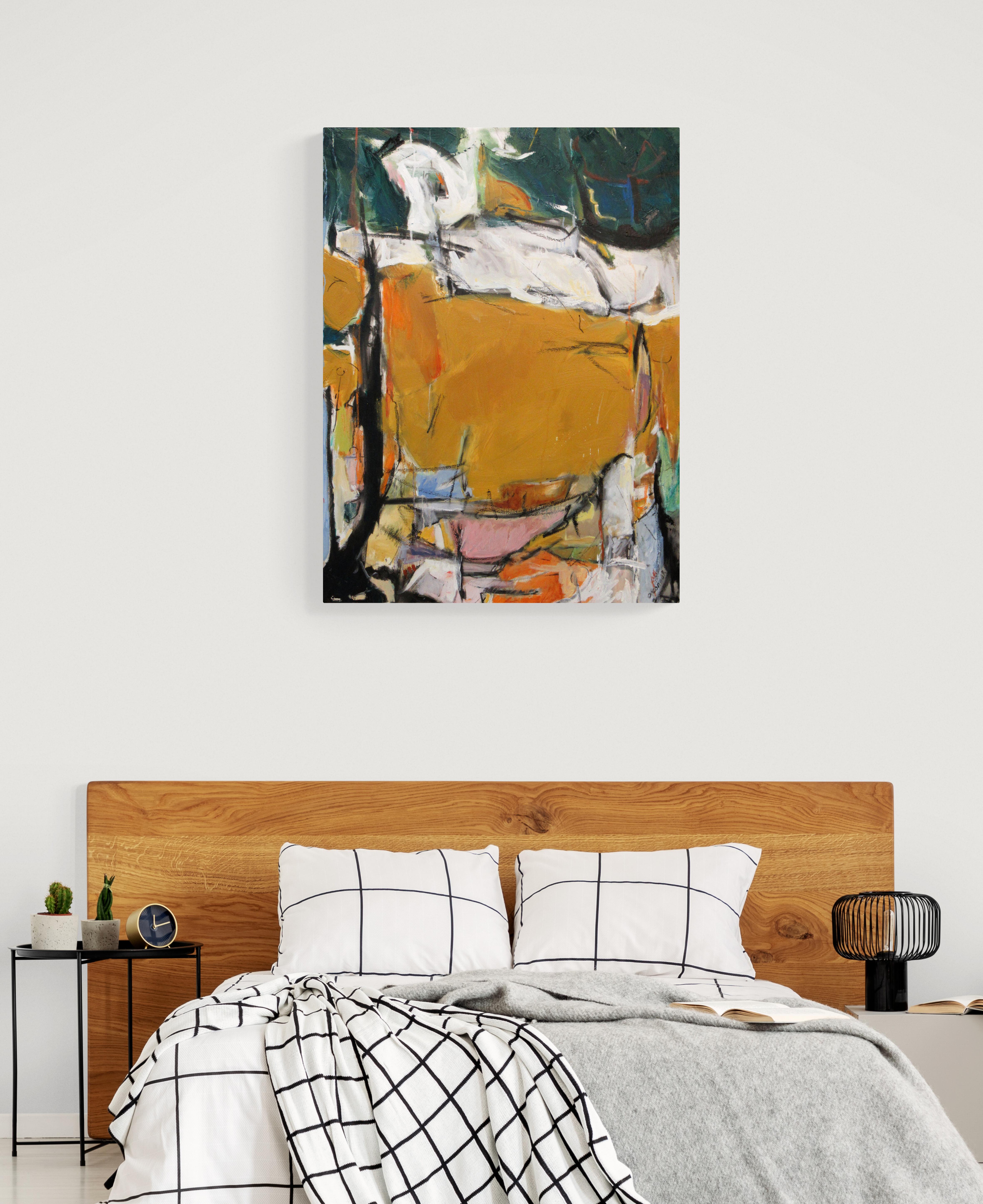 FIRST LIGHT (3 of 3), Signed Contemporary Abstract Expressionist Painting For Sale 2