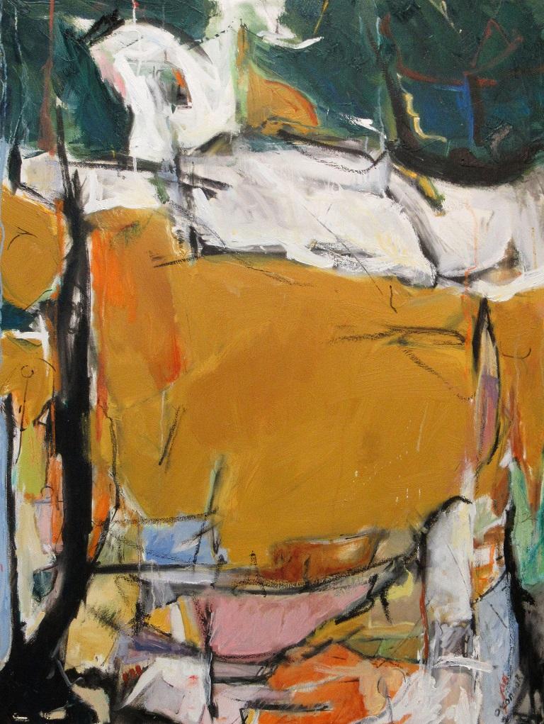 William O'Connor Abstract Painting - FIRST LIGHT (3 of 3), Signed Contemporary Abstract Expressionist Painting