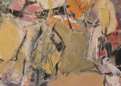 LATE AUTUMN, Original Signed Contemporary Abstract Expressionist Oil Painting