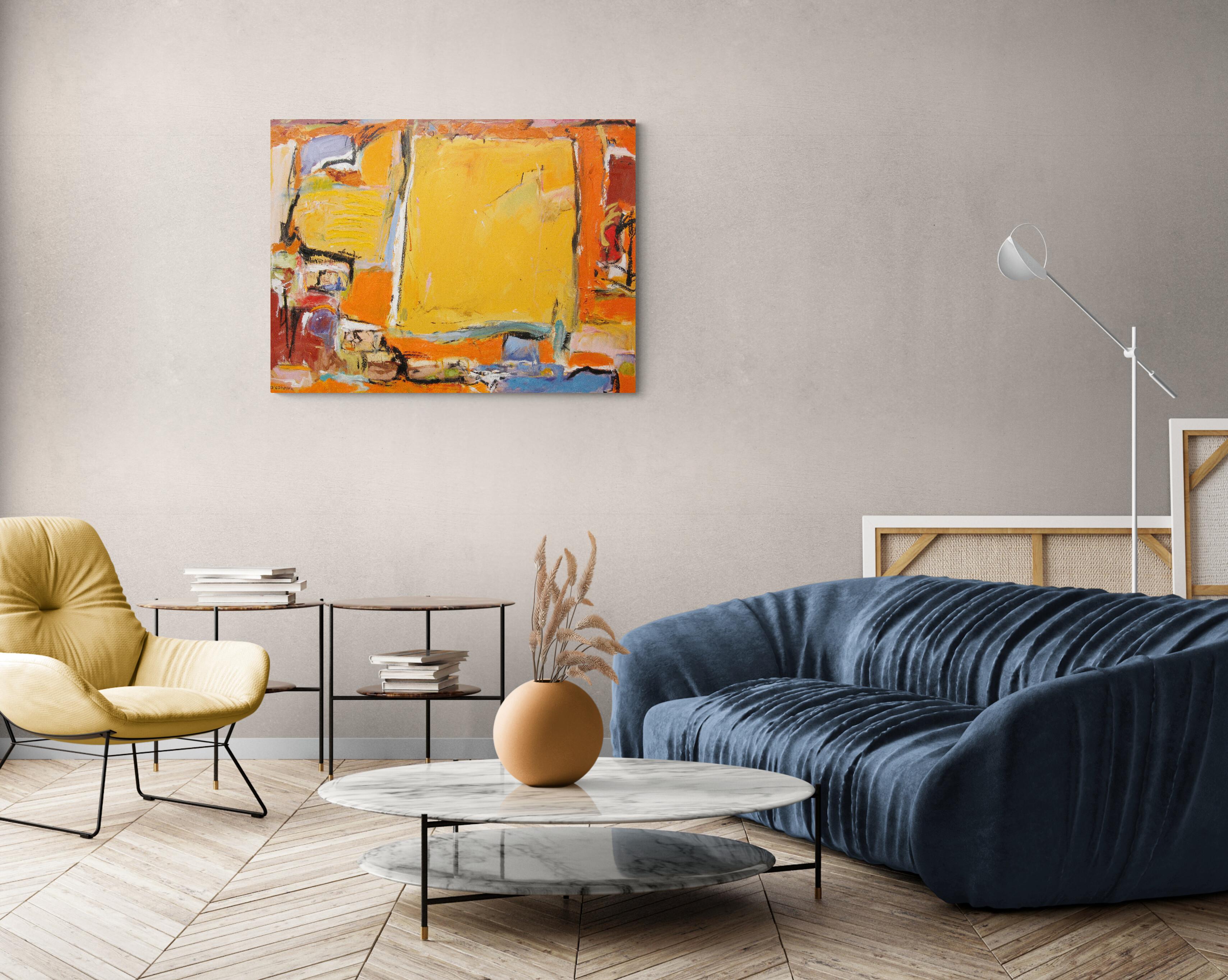WILD HORSES-1, Pittura contemporanea espressionista originale firmata - Painting Espressionismo astratto di William O'Connor