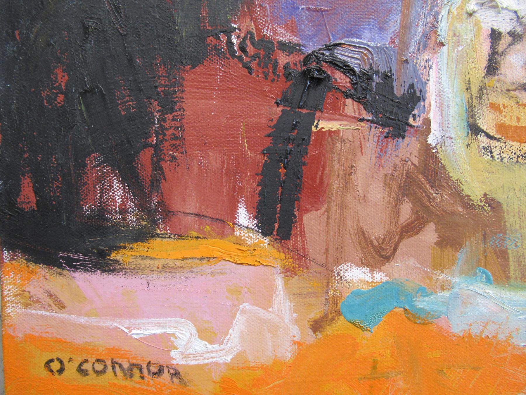 WILD HORSES-1, Pittura contemporanea espressionista originale firmata in vendita 3