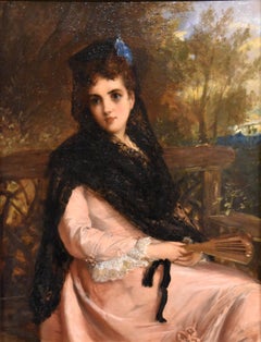Oil Painting by William Oliver "A Spanish Beauty"