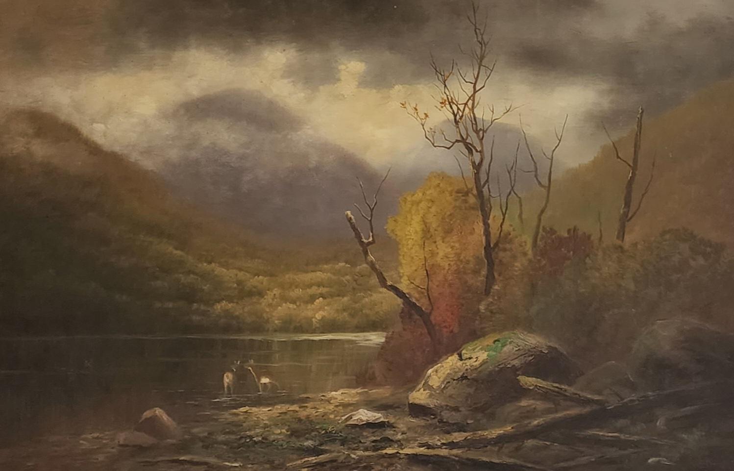 Landscape Painting de William Ongley - Ausable