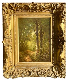 À travers les bois de l'école de la Hudson River School, William Ongley (1836-1890)