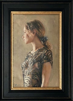 âELady Of The CamelliasâE, Peinture, Huile sur toile